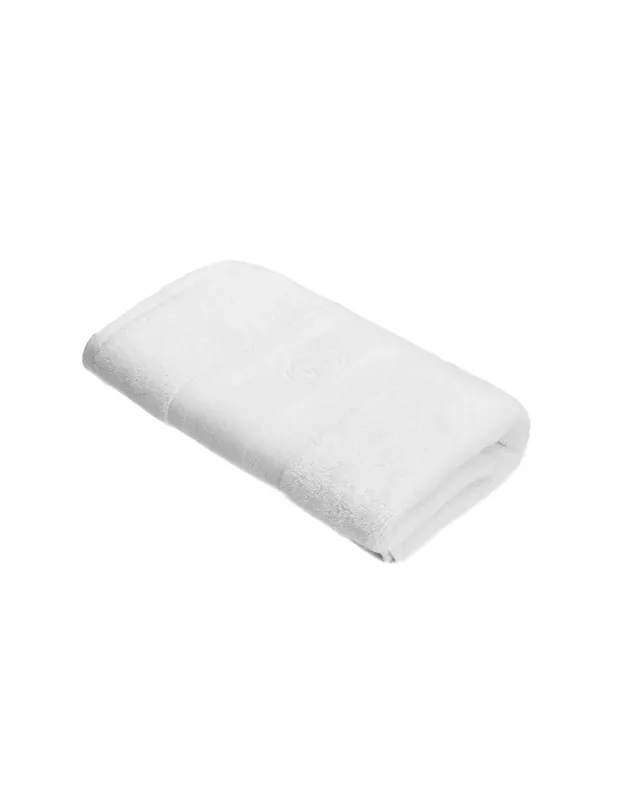 Darmowy zwrot Ręcznik do rąk Monogram Linea 50x100cm biały - Officine Monogram