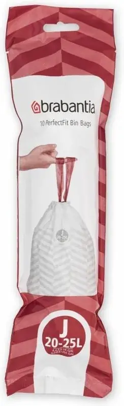 Darmowy zwrot Worki na śmieci Perfectfit rozmiar J 20-25l 10szt 138324 - Brabantia