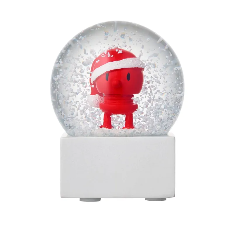 Bestseller Figurka kula śnieżna Hoptimist Santa Snow Glob S Czerwona 26381 - Hoptimist