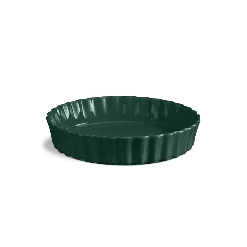 Szybka wysyłka Naczynie do tarty 24 cm cedrowy/zielony Emile Henry