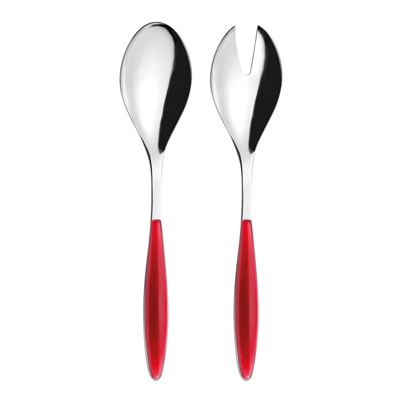 Sztućce do sałaty czerwone 28 cm Guzzini Wyjątkowa oferta