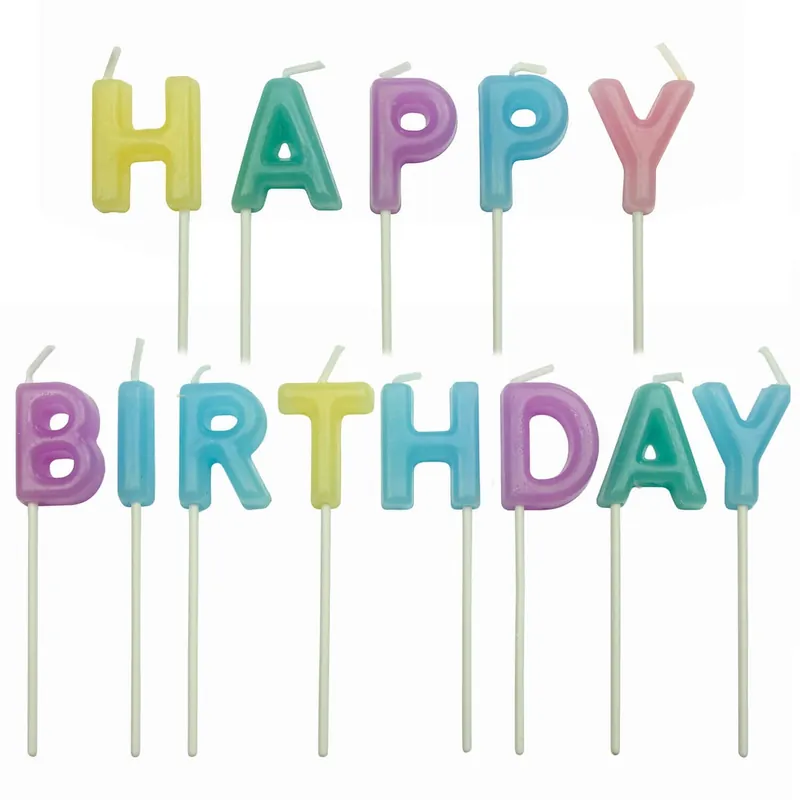 Pme Świeczki Urodzinowe Happy Birthday Pastelowe Ostatnia szansa