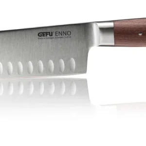 Nowy Gefu Enno Nóż Santoku z rowkami 18 cm