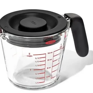 Premium Miarka Szklana 0,5l. Z Pokrywką Good Grips - Oxo