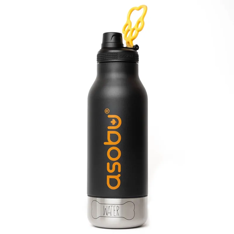 ASOBU Butelka termiczna THE ASOBU BUDDY BLACK, 1L Łatwy zwrot