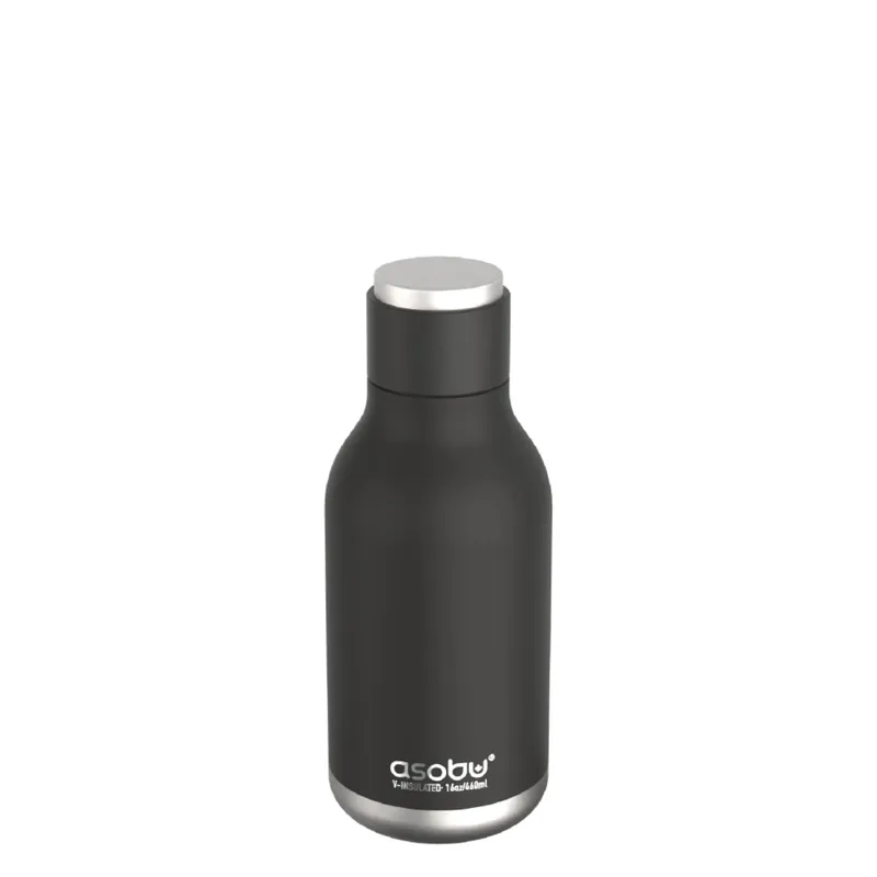 Wybór klientów ASOBU Butelka termiczna URBAN BLACK, 473ml