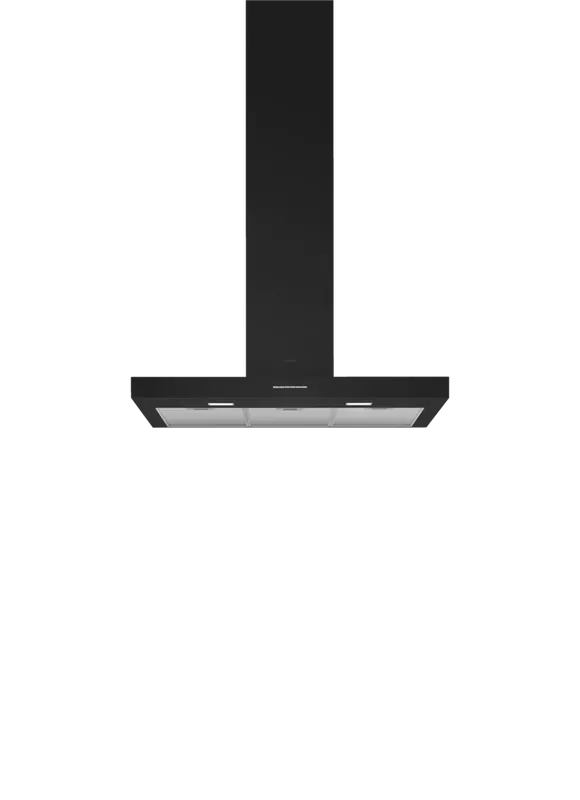 Smeg - Okap przyścienny, 90 cm, T-kształtny UNIVERSAL - czarny Tylko dziś