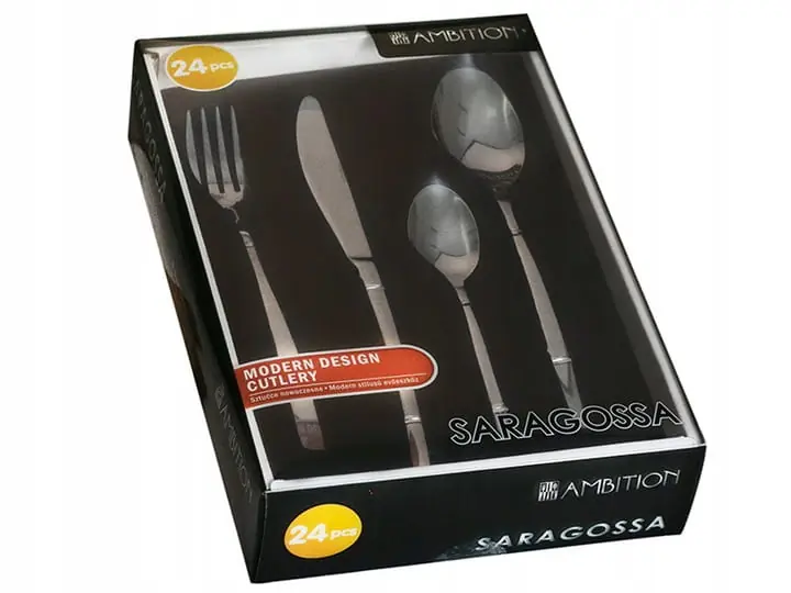 Oferta AMBITION Saragossa komplet sztućców 24 el.