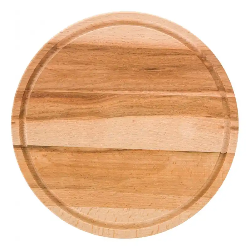 DOMOTTI WOODY Okrągła deska do krojenia drewniana 28cm Szybka wysyłka