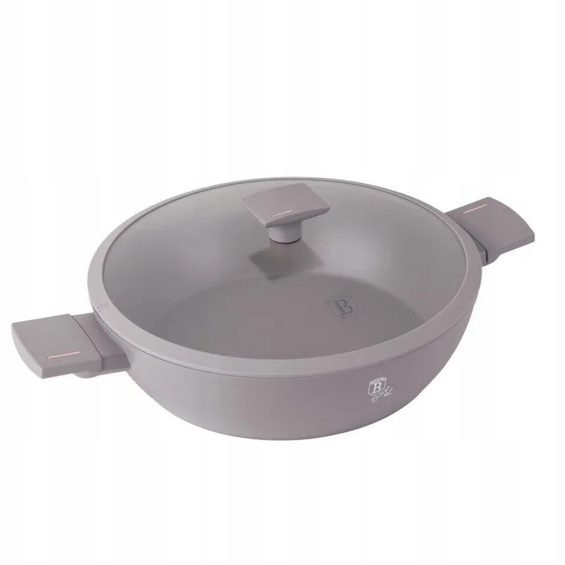 Do wyczerpania zapasów Garnek tradycyjny z pokrywką 30cm 4,5L Berlinger Haus Taupe BH-8099