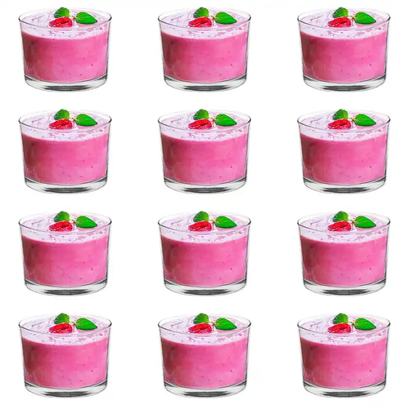 Mała szklana salaterka na owoce miseczka do sosów dipów 150ml 8cm 12szt Bestseller
