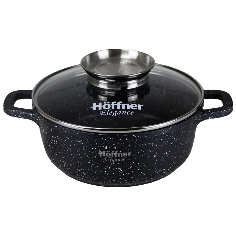 Kup teraz Marmurkowy garnek z pokrywką Hoffner 4,5l HF-7712