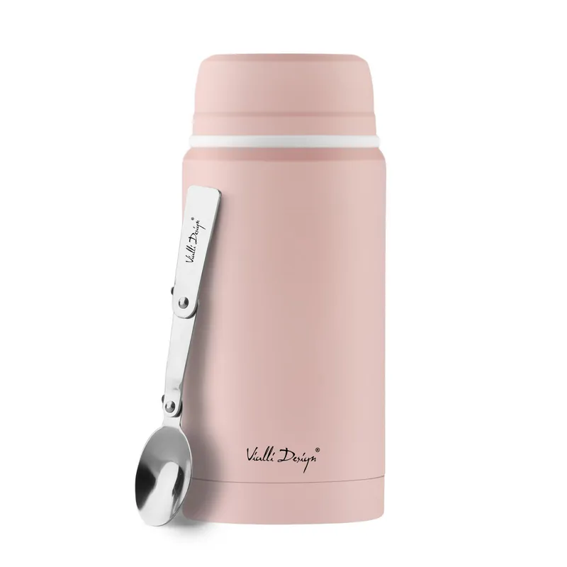 Niska cena Vialli Design Termos obiadowy 750ml FUORI różowy