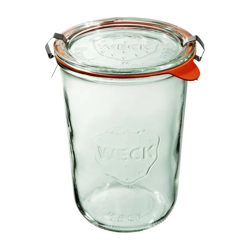 Bestseller WECK słoiki szklane z pokrywką na domowe weki 850ml - 6szt