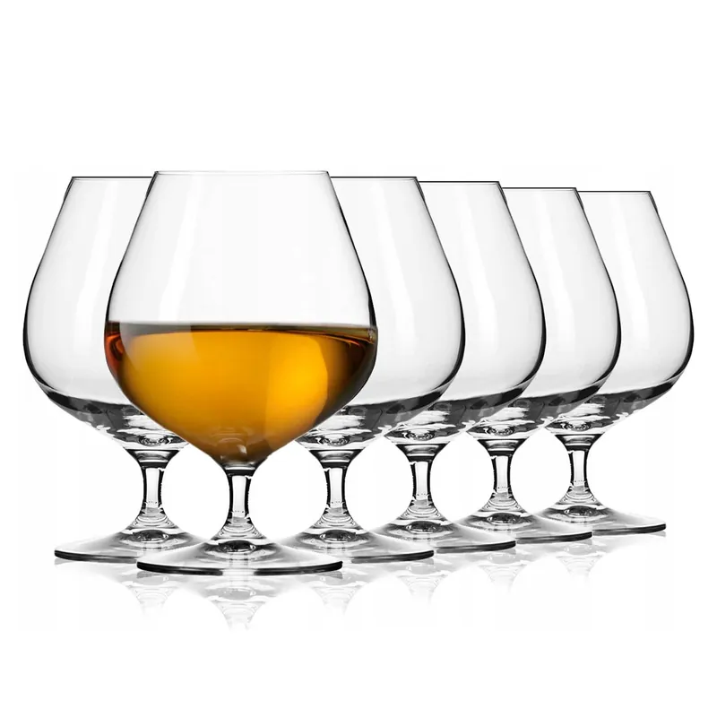 Duże kieliszki do koniaku, brandy KROSNO Harmony 550 / 590 ml 6 szt. Premium