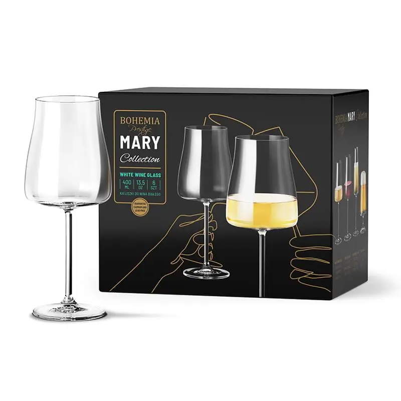 Kieliszki do wina białego BOHEMIA Mary 400ml 6szt Sprawdź teraz