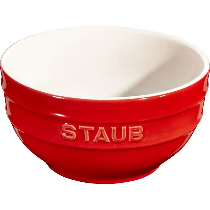 Hit cenowy Staub - miska okrągła 14 cm, czerwony