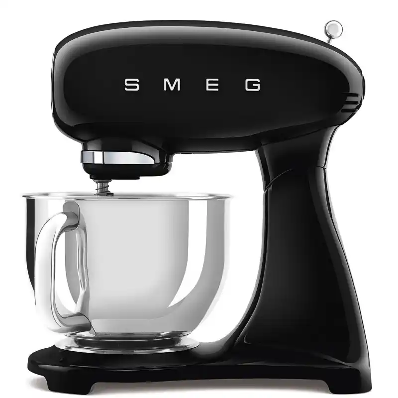 Premium Smeg - Mikser planetarny Czarny z linii 50‘s Style SMF05BLEU