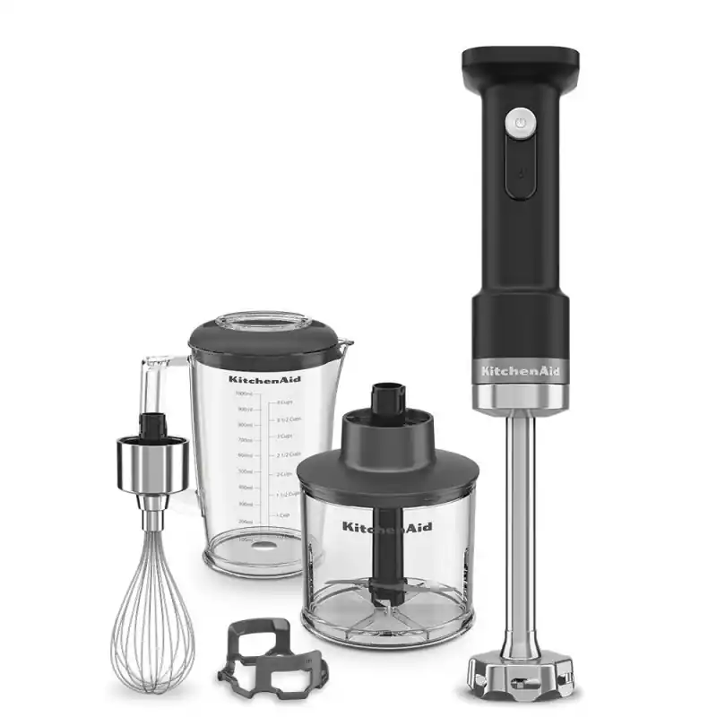 Bezpieczna płatność KitchenAid- blender ręczny z akcesoriami 5KHBRV05BM bez akumulatora