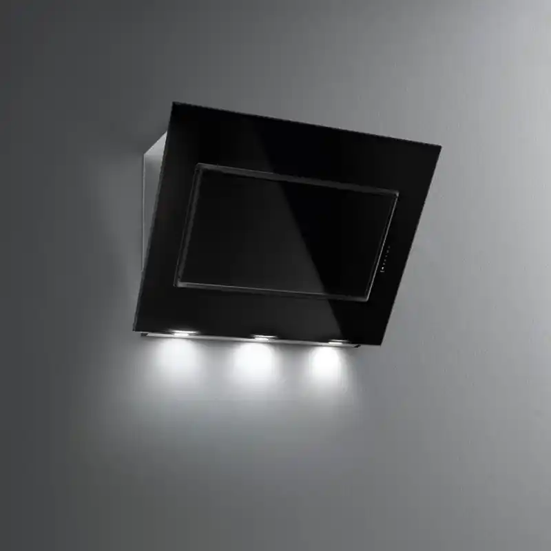 FALMEC - Design Quasar 90 Okap przyścienny czarny Hit sprzedaży
