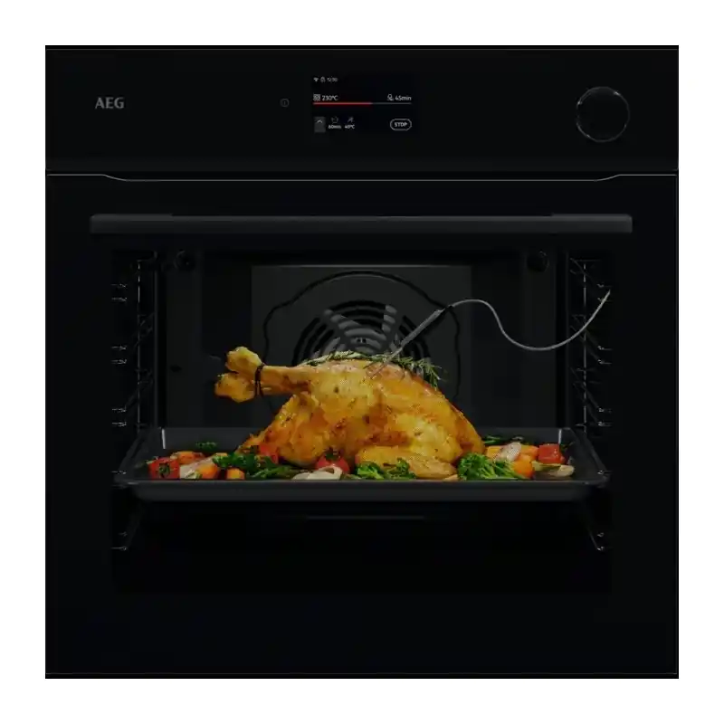 AEG- Piekarnik parowy MealAssist 7000 SteamCrisp pyroliza NBR7P731SB Wyjątkowa oferta